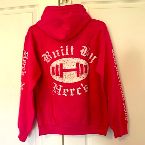 Herc's Nutrition Pink Hoodie - Small - Picture 3 of 11